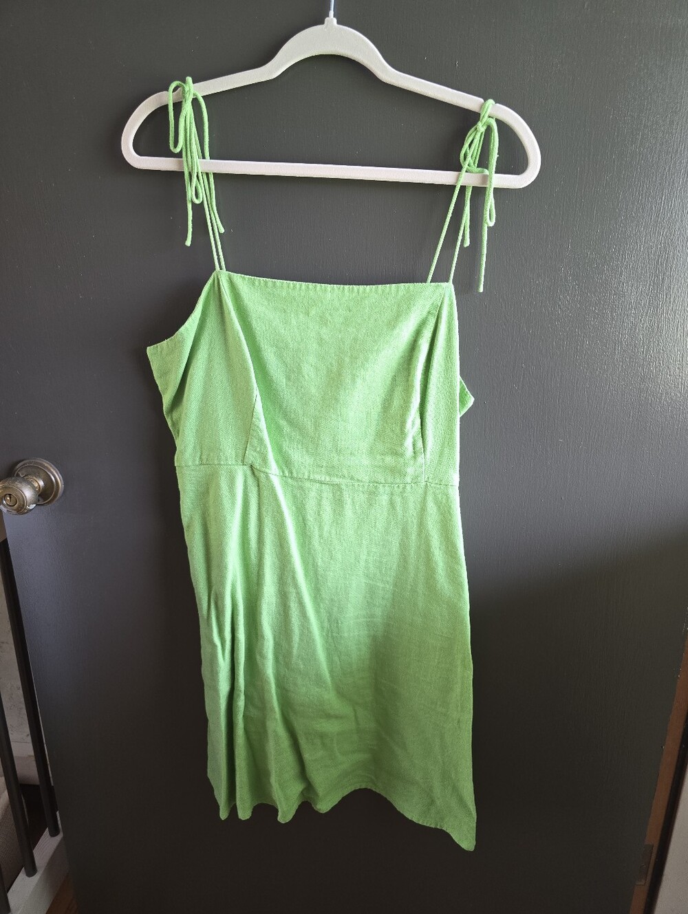 Old Navy Green Tie-Strap Dress